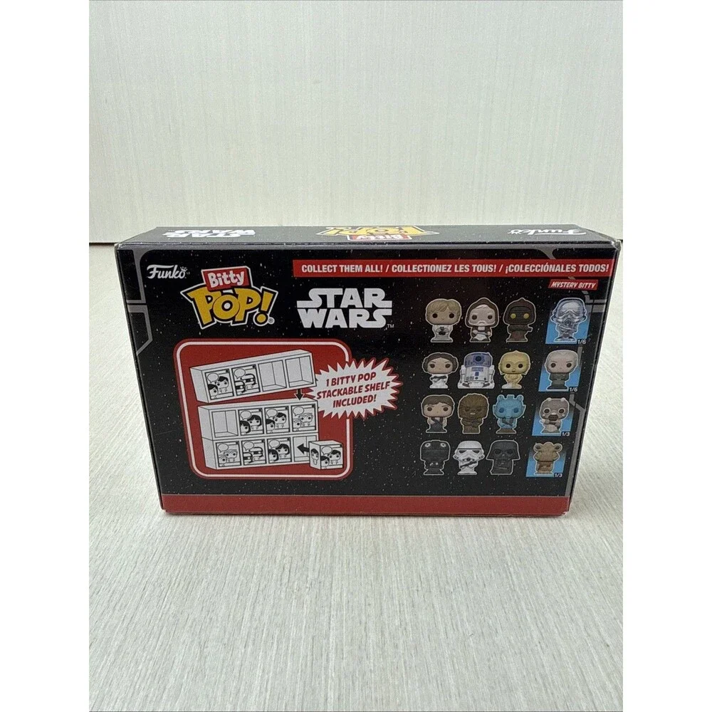 Funko Bitty Pop Star Wars: Hann Solo/Chewbacca/Greedo/Mystery 4 Pc Set NIB